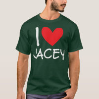 I Love Jacey Name Personalised Girl Woman BFF Frie