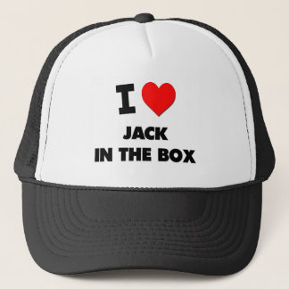 I Love Jack In The Box Trucker Hat