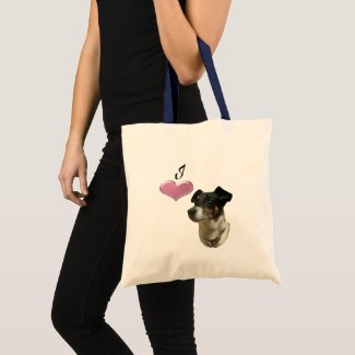 I love Jack Russell dogs Tote Bag