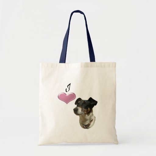 Image of I love Jack Russell dogs Tote Bag