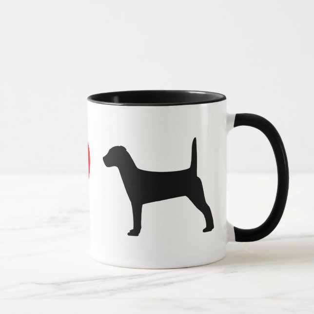 I Love Jack Russell Terriers Mug (Right)