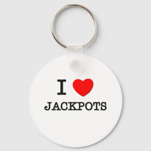 I Love Jackpots Key Ring
