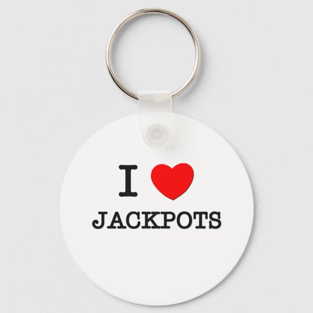 I Love Jackpots Key Ring (Front)