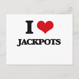 I Love Jackpots Postcard