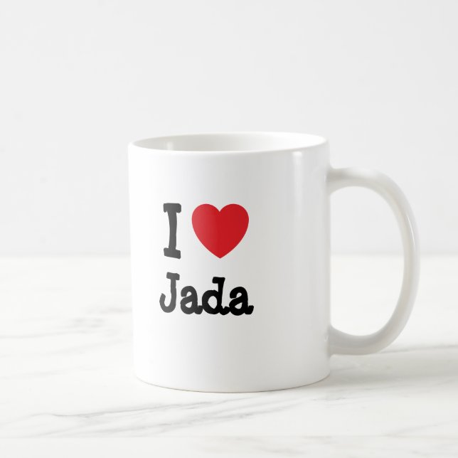 I love Jada heart T-Shirt Coffee Mug (Right)