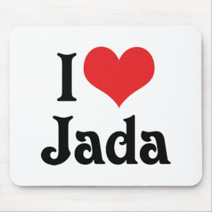 I Love Jada Mouse Mat