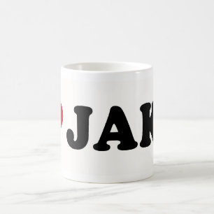 I LOVE JAKE COFFEE MUG