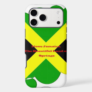 I Love Jamaica Bold Flag Typography Art Design
