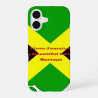 I Love Jamaica | Bold Flag Typography Art Design