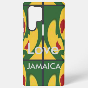 I Love Jamaica: Embrace the Vibrant Rasta Colours Samsung Galaxy Case