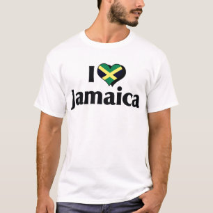 I Love Jamaica Flag T-Shirt