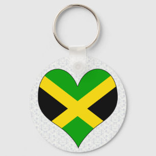 I Love Jamaica Key Ring