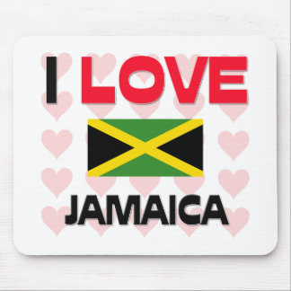 I Love Jamaica Mouse Mat