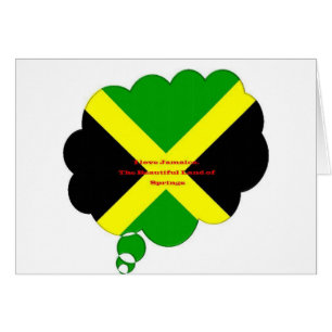I Love Jamaica National Flag Colours 