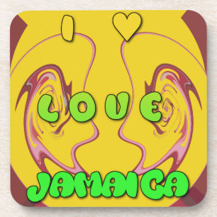 I love Jamaica.png Coaster