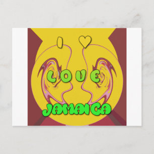 I love Jamaica.png Postcard