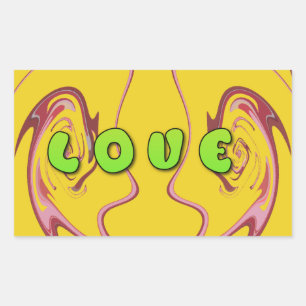 I love Jamaica.png Rectangular Sticker