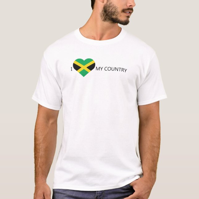 I Love Jamaica T-Shirt (Front)