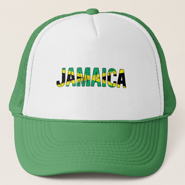 I love Jamaica Trucker Hat (Front)