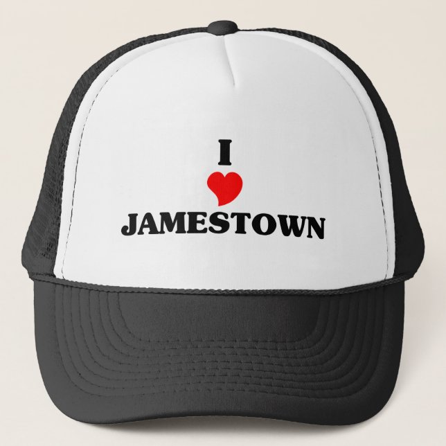 I love Jamestown Trucker Hat (Front)