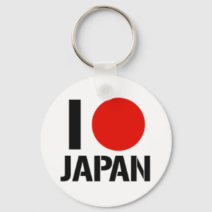 I LOVE JAPAN KEY RING