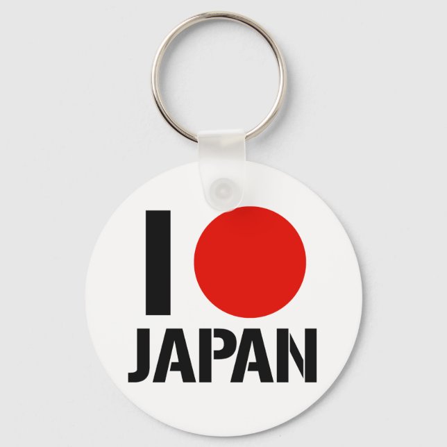 I LOVE JAPAN KEY RING (Front)