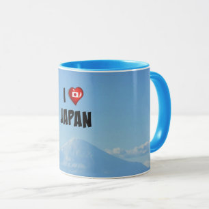 "I Love Japan," Mt. Fuji Mug