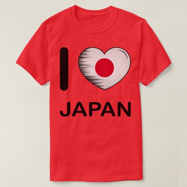 I Love Japan My Home My Country 5 T-Shirt (Design Front)