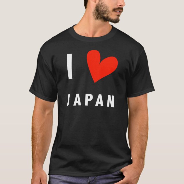I LOVE JAPAN T-shirt (Front)