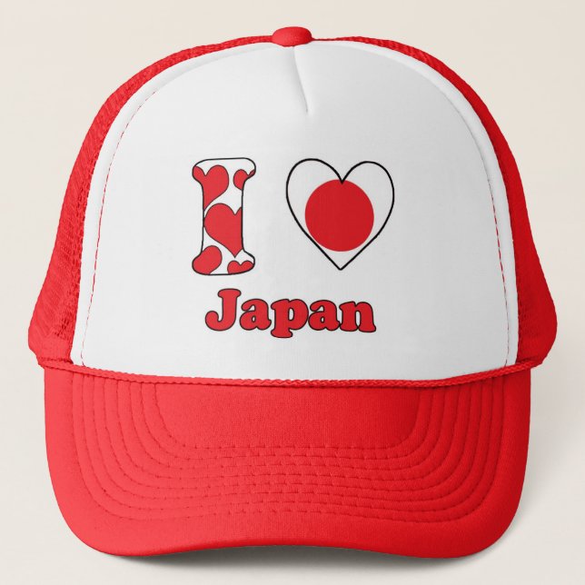 I love Japan Trucker Hat (Front)