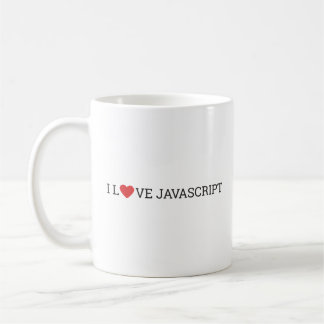I Love JavaScript Coffee Mug