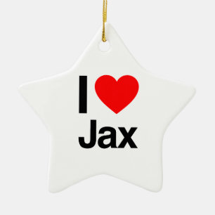 i love jax ceramic tree decoration