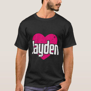 I Love Jayden Cute First Name I Heart Jayden T-Shirt