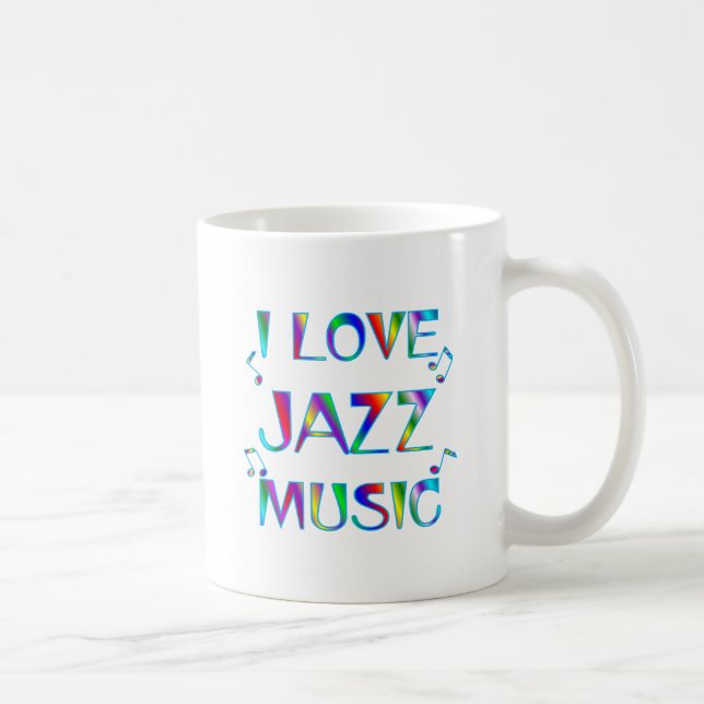 I Love Jazz Coffee Mug (Right)