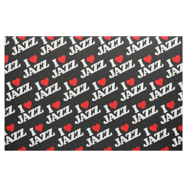 I LOVE JAZZ FABRIC (Fat Quarter)