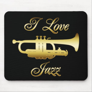 I LOVE JAZZ MOUSE MAT