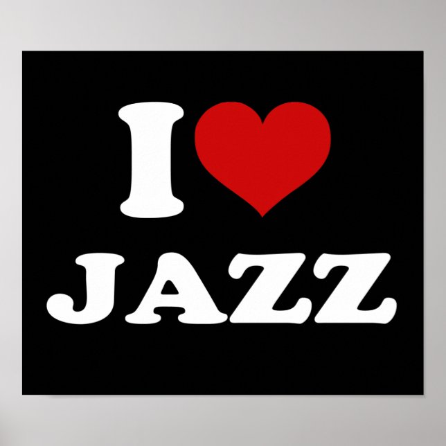 I Love Jazz Poster (Front)