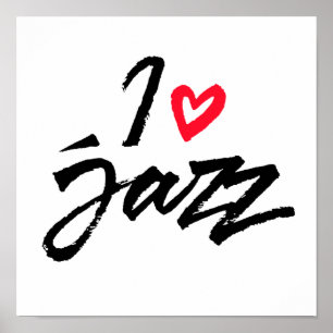 I Love Jazz Poster