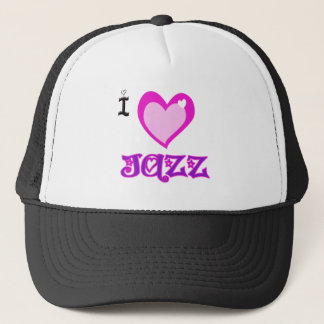 I LOVE Jazz Trucker Hat