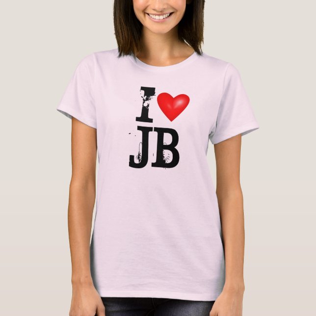 I Love JB T-Shirt (Front)