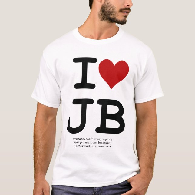 I love JB T-Shirt (Front)