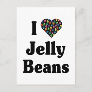I Love Jelly Beans Postcard