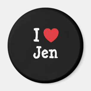 I love Jen heart T-Shirt Magnet