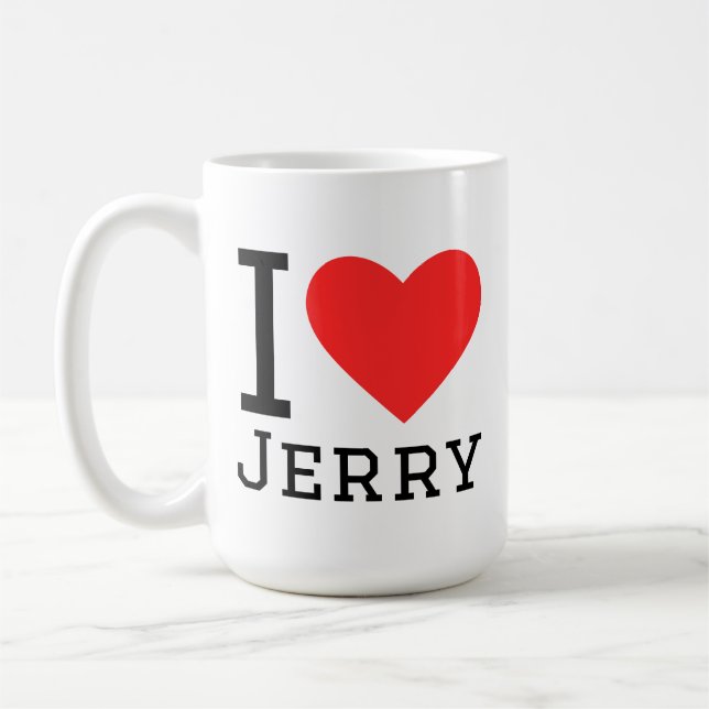 I love jerry coffee mug (Left)