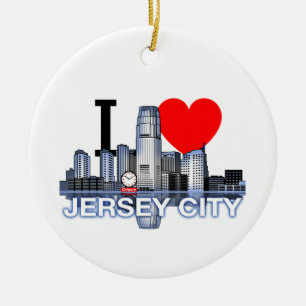 I Love Jersey City Ornament