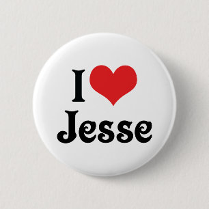 I Love Jesse 6 Cm Round Badge