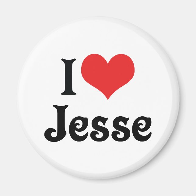 I Love Jesse Magnet (Front)