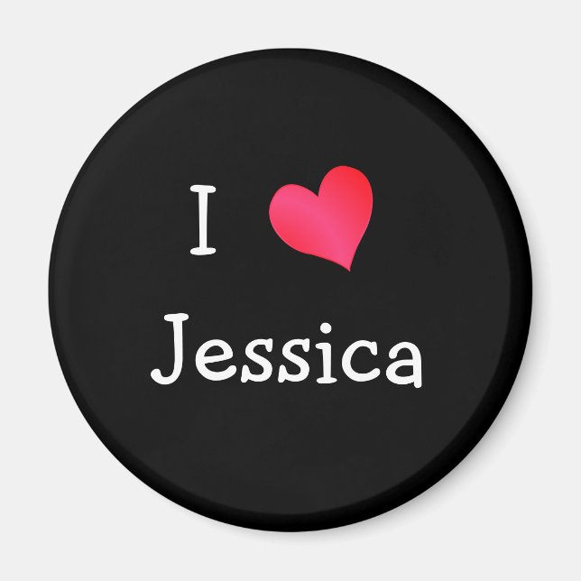 I Love Jessica Magnet (Front)