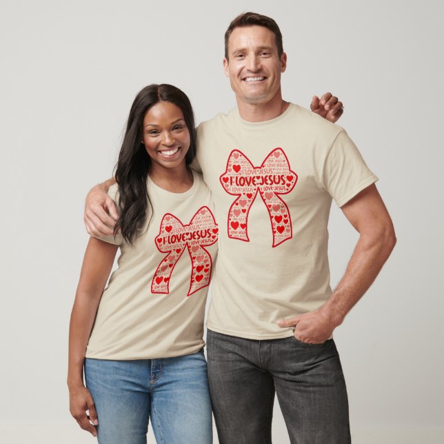  I LOVE  JESUS BOWS T-Shirt (Unisex)
