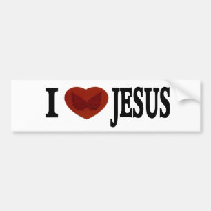 I Love Jesus Bumper Sticker